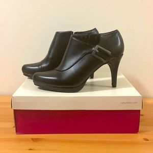 Naturalizer XPOSE-N Black High Heel Booties